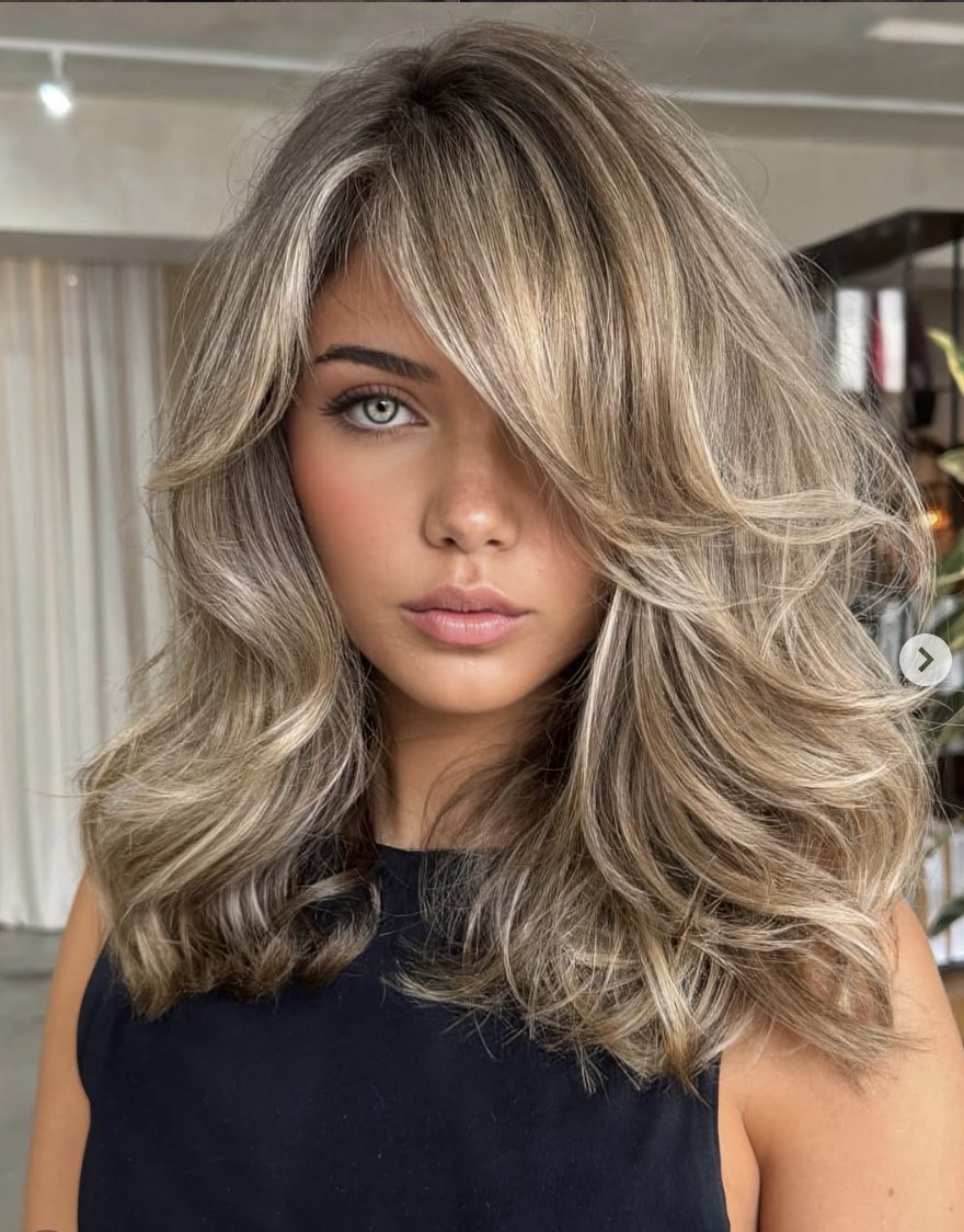 Dimensional blonde balayage