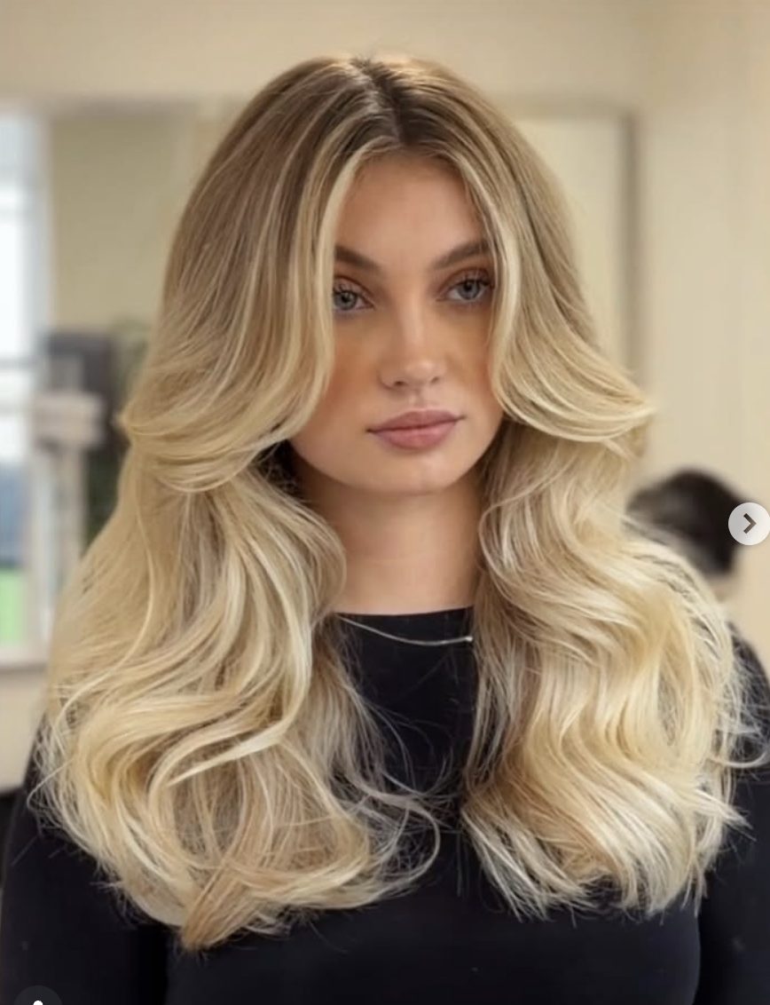 Golden blonde balayage